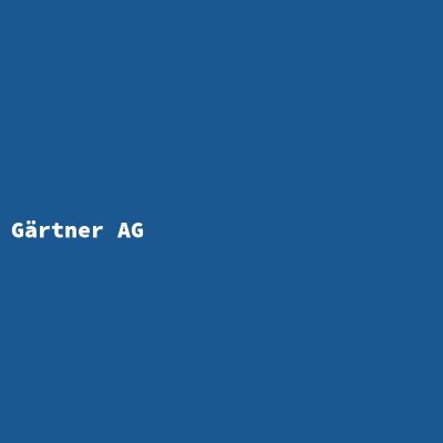 Hersteller: Gärtner AG