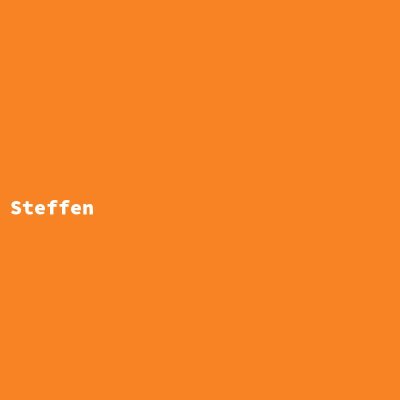Hersteller: Steffen