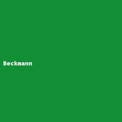 Hersteller: Beckmann