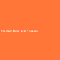 Geschmeidiger Leder-Lappen