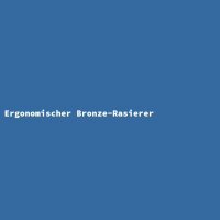 Ergonomischer Bronze-Rasierer