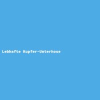 Lebhafte Kupfer-Unterhose