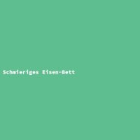 Schmieriges Eisen-Bett