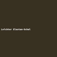 Leichter Elastan-Schal
