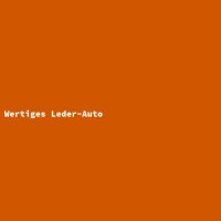 Wertiges Leder-Auto