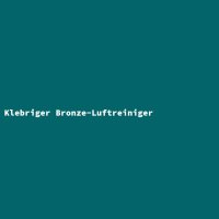 Klebriger Bronze-Luftreiniger