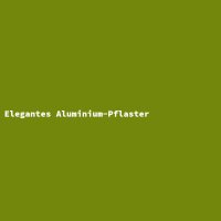 Elegantes Aluminium-Pflaster