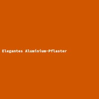Elegantes Aluminium-Pflaster