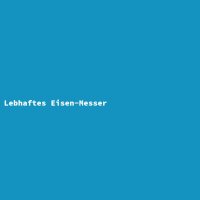 Lebhaftes Eisen-Messer