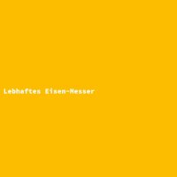 Lebhaftes Eisen-Messer