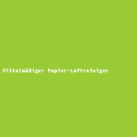 Mittelm&auml;&szlig;iger Papier-Luftreiniger