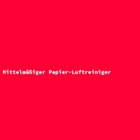 Mittelm&auml;&szlig;iger Papier-Luftreiniger