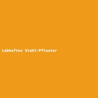 Lebhaftes Stahl-Pflaster