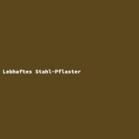 Lebhaftes Stahl-Pflaster