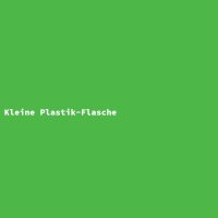 Kleine Plastik-Flasche