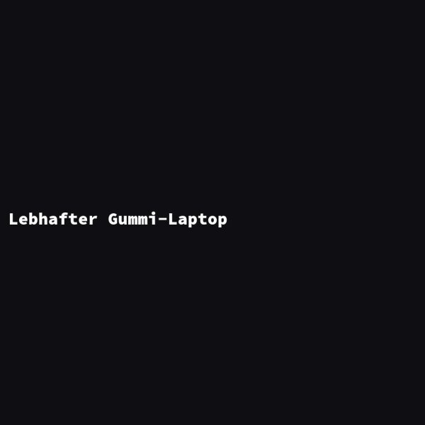 Lebhafter Gummi-Laptop