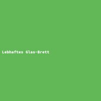 Lebhaftes Glas-Brett