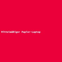 Mittelm&auml;&szlig;iger Papier-Laptop
