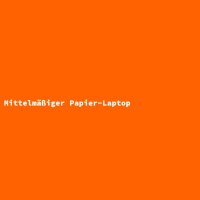 Mittelm&auml;&szlig;iger Papier-Laptop