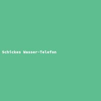 Schickes Wasser-Telefon