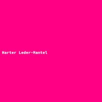 Harter Leder-Mantel
