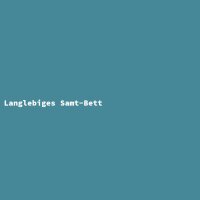 Langlebiges Samt-Bett