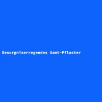 Besorgniserregendes Samt-Pflaster
