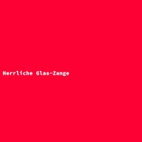 Herrliche Glas-Zange