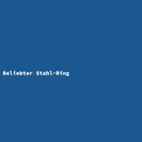Beliebter Stahl-Ring