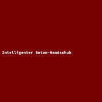 Intelligenter Beton-Handschuh