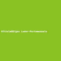 Mittelm&auml;&szlig;iges Leder-Portemonnaie