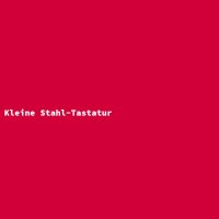 Kleine Stahl-Tastatur