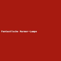 Fantastische Marmor-Lampe