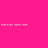 Schmieriger Kupfer-Schal