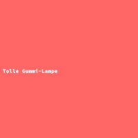 Great Rubber Lamp
