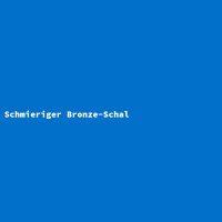 Schmieriger Bronze-Schal