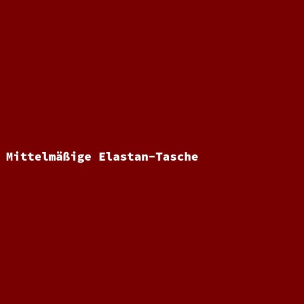 Mittelm&auml;&szlig;ige Elastan-Tasche