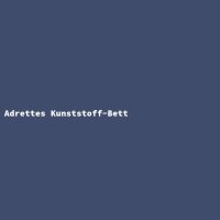 Adrettes Kunststoff-Bett