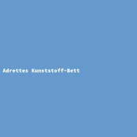 Adrettes Kunststoff-Bett