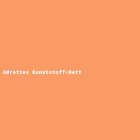 Adrettes Kunststoff-Bett