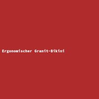 Ergonomischer Granit-Bikini
