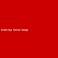 Klebrige Beton-Zange