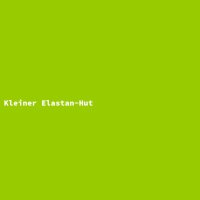 Kleiner Elastan-Hut