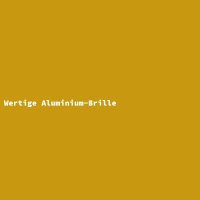 Wertige Aluminium-Brille