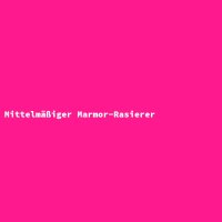 Mittelm&auml;&szlig;iger Marmor-Rasierer