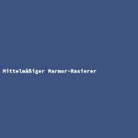 Mittelm&auml;&szlig;iger Marmor-Rasierer