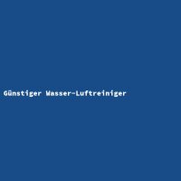 G&uuml;nstiger Wasser-Luftreiniger