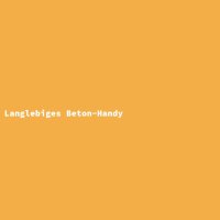 Langlebiges Beton-Handy