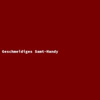 Geschmeidiges Samt-Handy