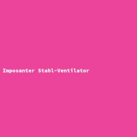 Imposanter Stahl-Ventilator
